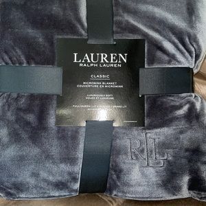 Ralph Lauren Classic Micromink Full/Queen Blanket